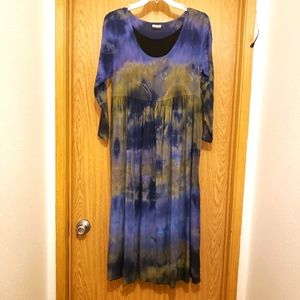 Ercoli Philadelphia Tie Dye Dress - S